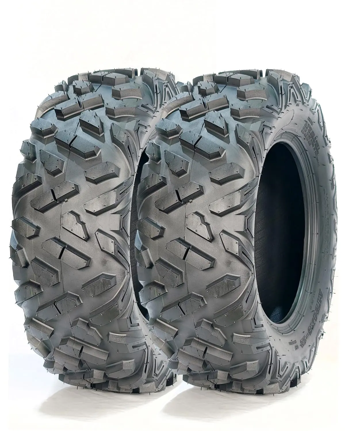 Garvee Set of 2 Heavy Duty 25x8-12 6PR Tubeless All-Terrain Tires for ATV and UTV, Designed for Mud and Sand, Durable Off-Road Performance with High Load Capacity