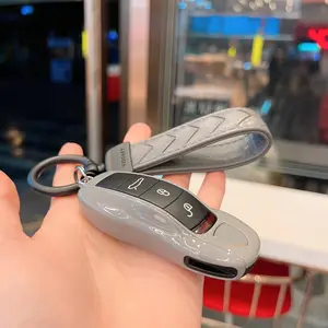 3 PCs Set   Protector, Suitable for Porsche Macan Cayenne Panamera 911 Boxster Cayman 718 Taycan (Boxed)   Sleeve Car Key