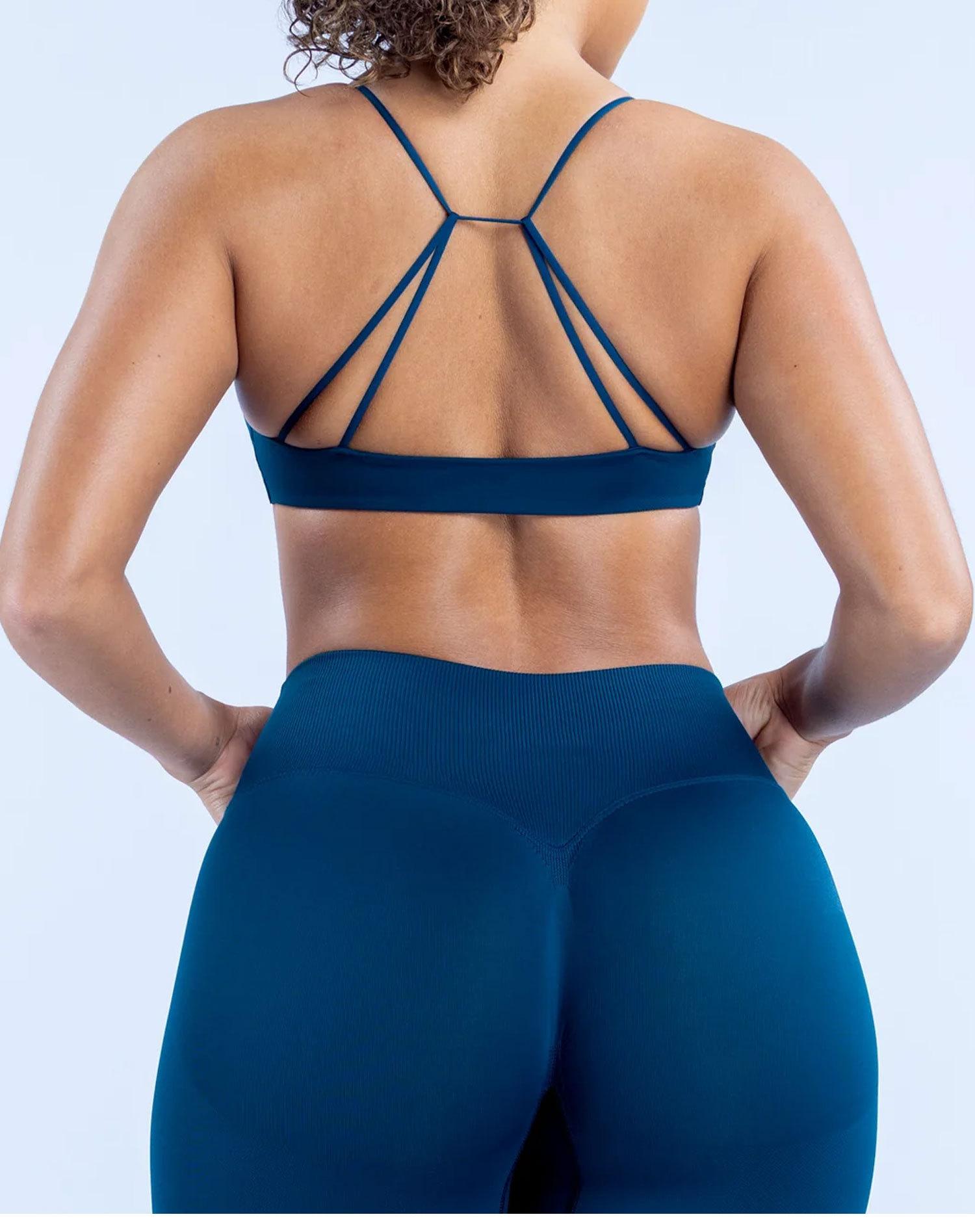 Women's Seamless Yoga Set Tight Quick Dry Sports Bra With Cross Back & High Waisted Leggings, Running Gym Cycling Activewear Women's Seamless Yoga Set Tight Quick Dry Sports Bra With Cross Back & High Waisted Leggings, Running Gym Cycling Activewear