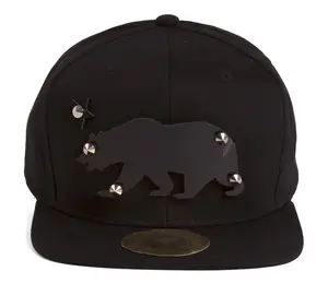 TopHeadwear California Republic Laser-Cut Bear Emblem Snapback