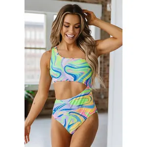 Isaac Abstract Cutout  Swimsuit