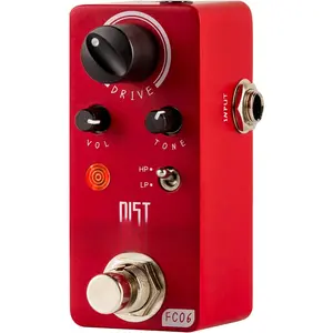 FC06 Distortion Guitar Pedal Electric Guitar Effects with 2 Modes /LP, Mini Analog Guitar Pedal, True Bypass