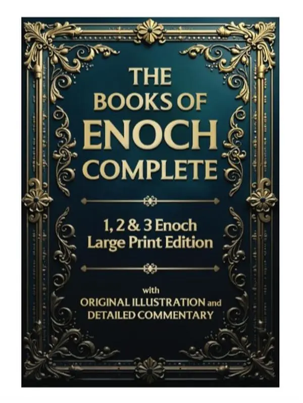 The Books of Enoch Complete (Illustrated): 1, 2 & 3 Enoch in Large Print Edition with Original Illustrations and Detailed Commentary