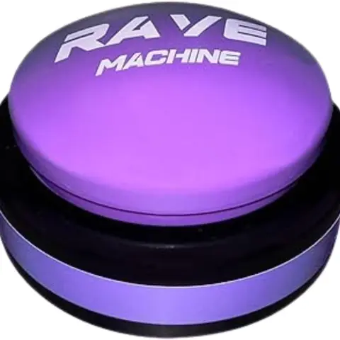 Rave Machine - The Light Up Button | Rave Dance EDM Button with Music | Gag Gifts | Office Toys (Batteries Included)