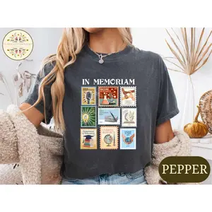 Comfort Colors Pro-Democracy Shirt, Retro In Memoriam Stamp Tee, Anti-Fascism Political Tee,Social Justice, Liberal Activist Gift