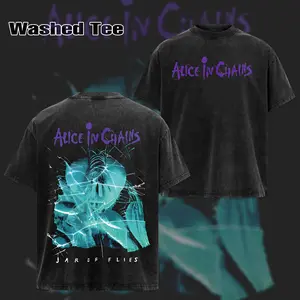 Retro Alice In Chains - Jar Of Flies Washed Hoodie, Alice In Chains T-shirt & Hoodie , Washed Oversized T-Shirt , Rock Band Shirt, Retro Music Tee, Rock Music Lover Shirt, Vintage Band Shirts Casual Fabric Fit Top , Top Men's and Women's Clothing