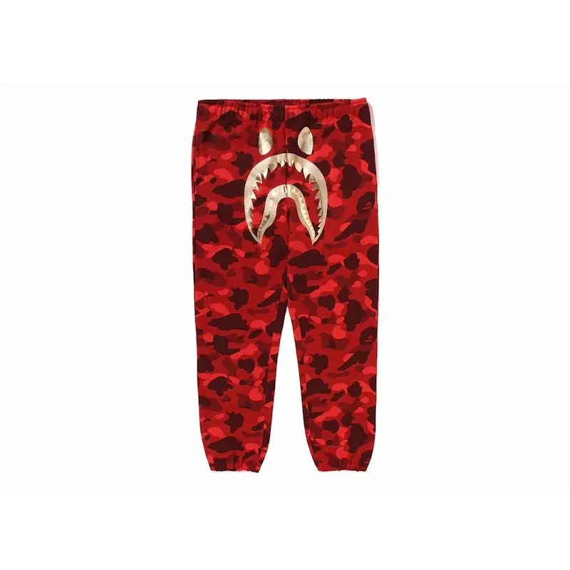 BAPE Color Camo Shark Sweatpant Red (men) by StockX