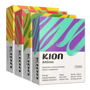 Kion Aminos Essential Amino Acids (EAAs) Packets - Daily Protein Support + Lean Muscle Support - Sugar-Free