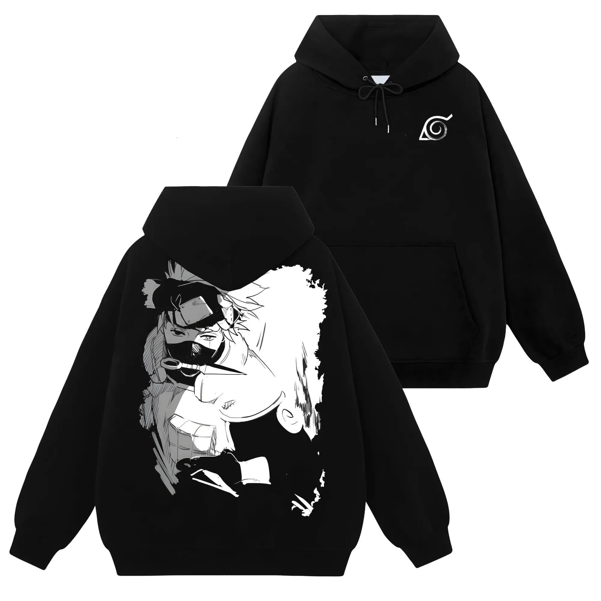 [Shinobi Shop] Limited Kakashi Hatake - Naruto Shippuden #117 Hoodie T-Shirt Sweatshirt, Retro Vintage Unisex Graphic 90s Cotton, Gift For Wibu, Anime Manga Y2K Streetwear Apparel Everyday