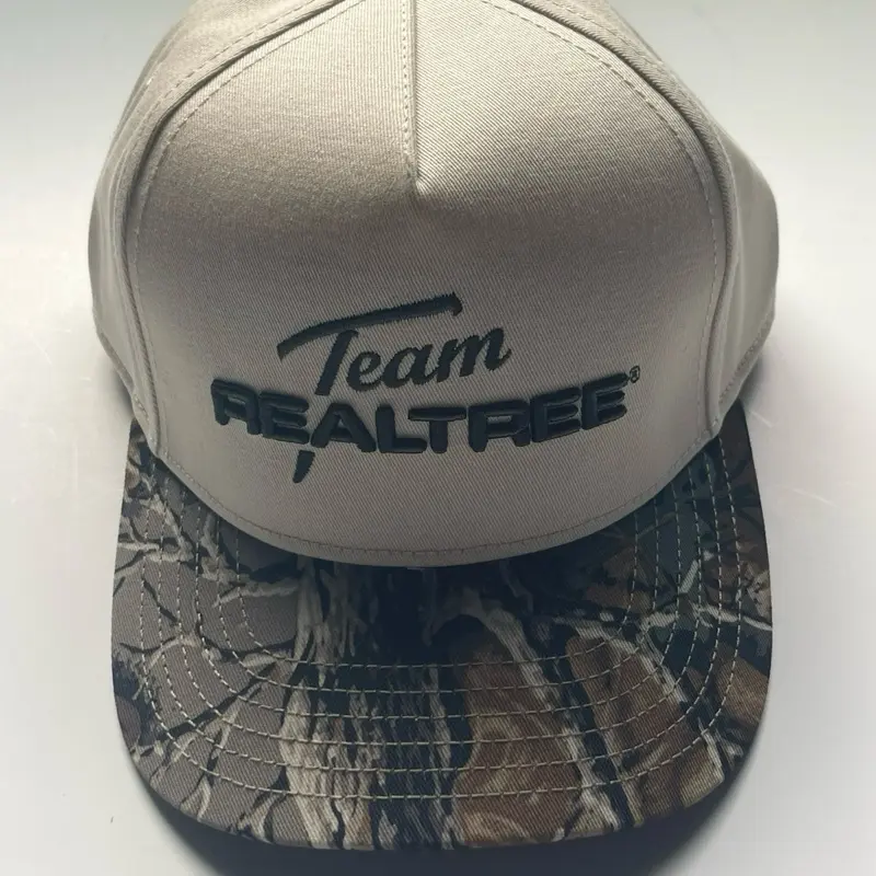 Realtree Team 1-Size Adjustable Center Stage Camo Snapback Hat Cap
