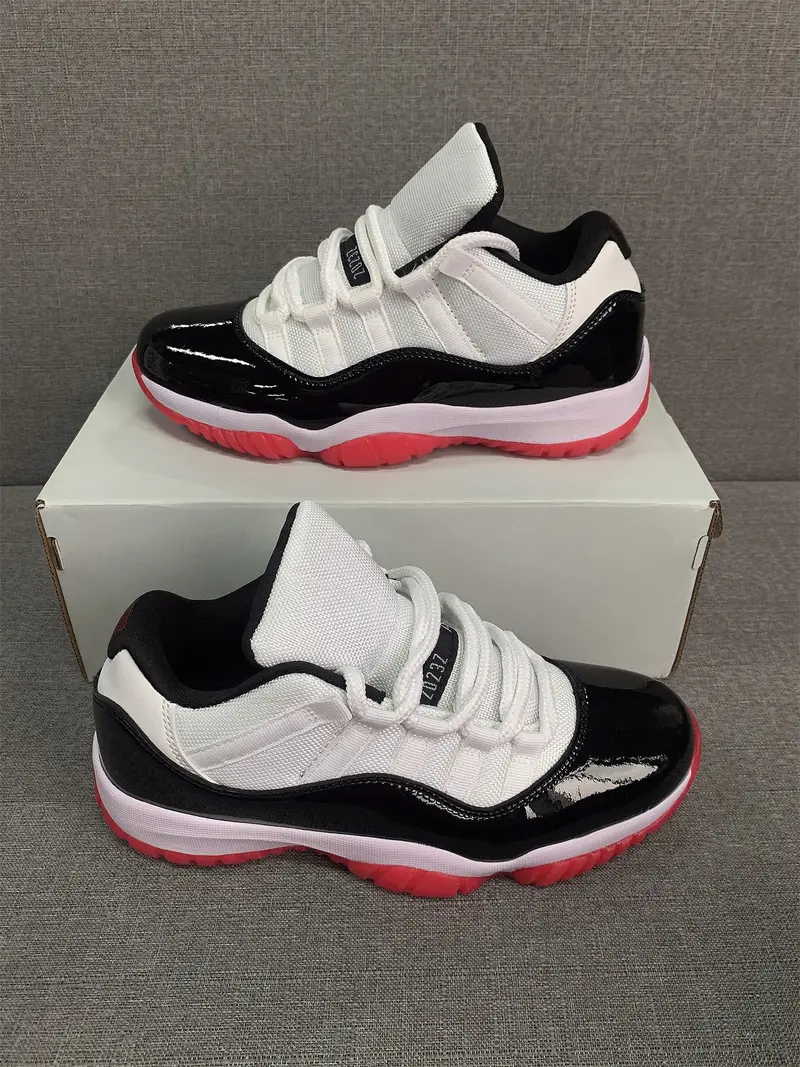 A11 Basketball Shoes Unisex Low Top Couple Sports Sneakers, Durable Microfiber Material, Sporty Style, All Seasons Wear, Medium Width