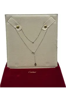 Pre-owned Cartier d'Amour necklace XS in white gold with diamonds