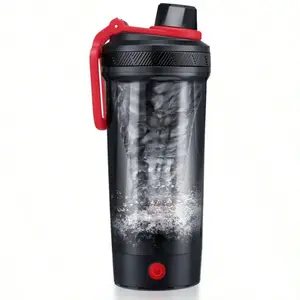 Electric Protein Shaker Cup - USB Rechargeable Blender Cup for Shakes and Meal Replacements, BPA-Free Tritan Material, 24 oz