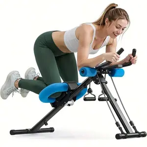 Trainer Machine With  Monitor, Foldable Ab Exercise Machine For Abs, Arm, Leg, Buttocks Shaper, Core&Ab Trainer At Home Gym, Workout Equipment, Outdoor Fun  Ab Workout Equipment