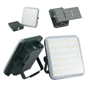 120W Solar Rechargeable LED Light – Detachable Solar Power Bank, USB & Solar Charging, High-Lumen Flashlight for Fishing, Camping, Night Market, Outdoor Travel outdoorfun