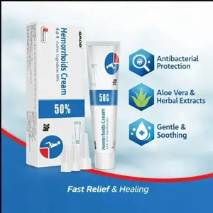 TrueRelief Hemorrhoid Cream, 20g TubePackaging with Herbal Blend, Maximum StrengthFormula for Men & Women - Instant Relief fromItch, Burning & Discomfort, Soothing Beauty &Personal Care Ointment,summervibes