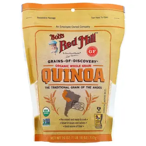 Bob's Red Mill Organic Whole Grain Quinoa, Gluten Free, 26 oz (737 g)