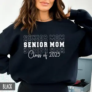 Senior Mom Sweatshirt, Matching Graduation Crewnecks, Cl of 2025, CollegeHigh School Senior Mom Shirt, 2025 Graduation shirt,Senior 2025