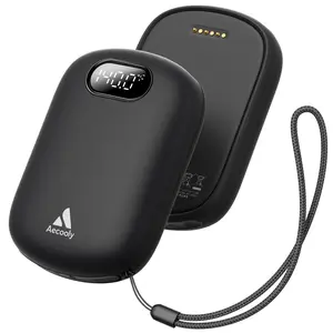 Aecooly Glow 01 Portable Magnetic Hand Warmer 10000mAh Rechargeable 2 Pack Magnetic combo 72 Heat Levels (104–140°F)  Fast Heating Gifts for Women & Men