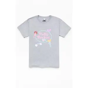 PacSun Kids Polly Pocket Gray Logo T-Shirt
