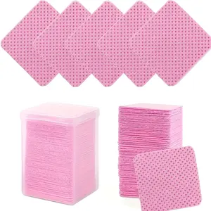 200pcs Nail Art Wipes, Professional Gel Polish Remover Gel Cleaning Towels, Aluminum Ion Remover Pads, Scentless, Suitable for Manicure Prep & Finish, Nail Care