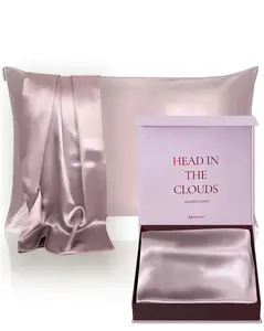 Anti Acne Pillowcase - BLUSH PINK 100% 22MM MULBERRY SILK PILLOWCASE, QUEEN SIZE, Washable, Breathable, For hair and skin wearablepillow