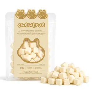 ChewTrue Freeze-Dried Goat Milk Bites ，Natural probiotic calcium, Rich in nutrients pet snacks, low in lactose, easy to digest, suitable for cats and dogs.