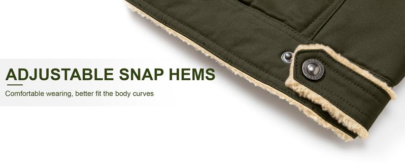 MAGCOMSEN Men's Sherpa Lined Winter Trucker Jacket Warm Multi Pocket Casual Jacket Collared Menswear Tops Cotton Fleece Long Sleeve FallFreshness Khaki Beige Jacket Outdoorfun MAGCOMSEN Men's Sherpa Lined Winter Trucker Jacket Warm Multi Pocket Casual Jacket Collared Menswear Tops Cotton Fleece Long Sleeve FallFreshness Khaki Beige Jacket Outdoorfun