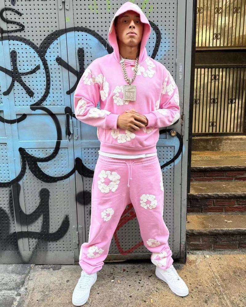 Denim Tears Unisex Fashionable Foam Cotton Printed Hoodie & Sports Suit Classic European and American Style Comfortable Durable Versatile for Multiple Occasions All Seasons Denim Tears Unisex Fashionable Foam Cotton Printed Hoodie & Sports Suit Classic European and American Style Comfortable Durable Versatile for Multiple Occasions All Seasons