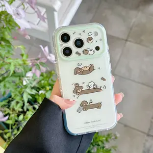 Matcha Sausage Dog Case for Apple iPhone 17 Pro Max, Creative & Fashionable Phone Cover, Compatible with iPhone 16 Pro Max, 15 Pro Max, 14 Pro
