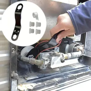 Water Heater Drain Plug Repair Kit, Includes Dedicated Wrench, 1/2"npt Replacement Plug, Raw Material Tape, Plumber Maintenance Accessories