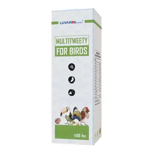 Multitwetty Multivitamins, Minerals, Aminoacids for Birds 100 ML - Natural Diet with Beneficial Nutritional Values for Birds' Health and Well-being