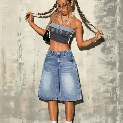 Walmart Jorts Outfit TikTok Shop - Main Image