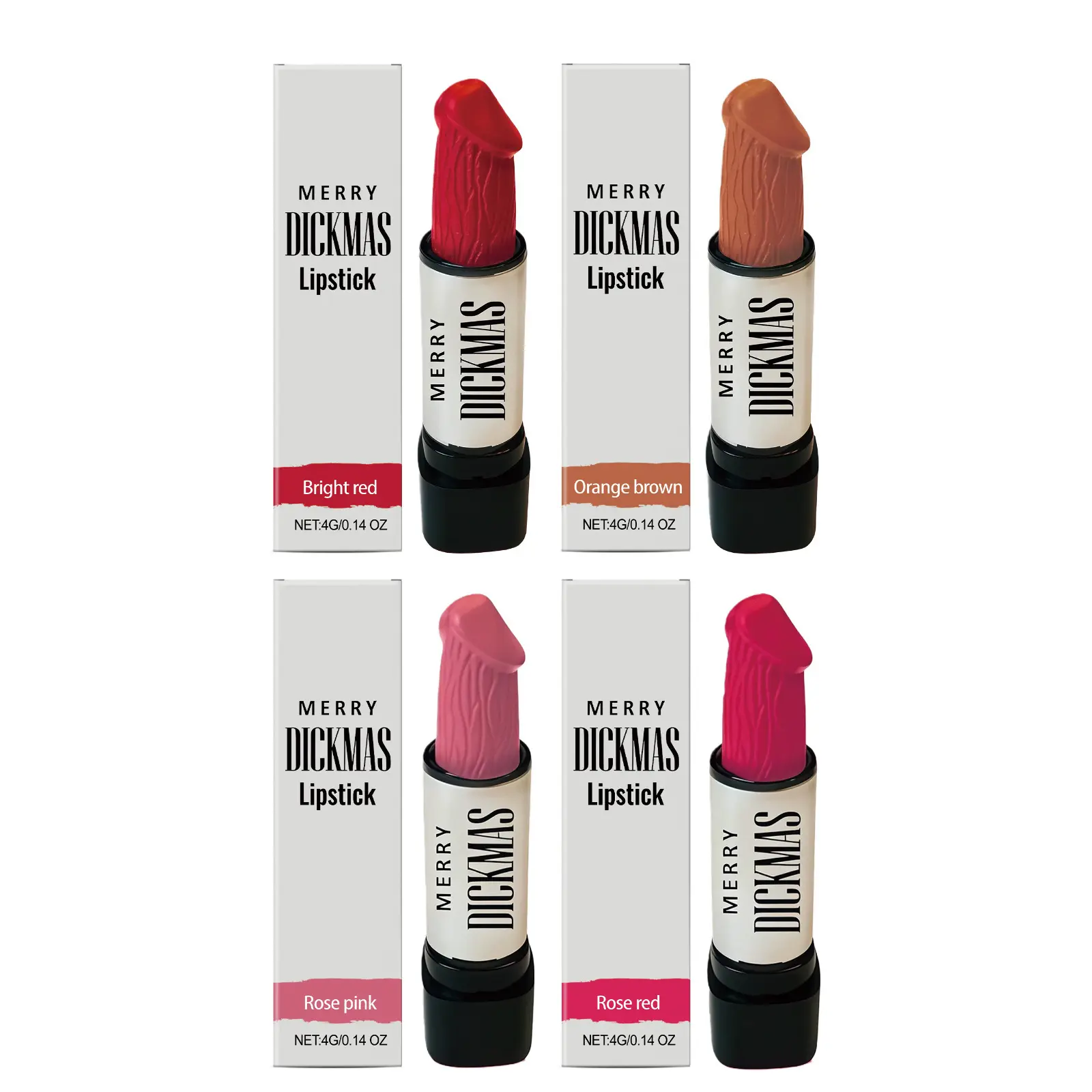 Christmas Matte Lipstick Set, Long-Lasting Smudge-Proof Cosmetic, Velvety Matte Finish, High Pigment, Holiday Party Makeup Gift