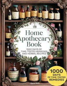 Home Apothecary Book: 1000 Days of Time-Tested Remedies and Herbal Recipes to Revive Ancient Healing Traditions, Enhance Wellness Naturally, and Empower Your Daily Health Journey Paperback