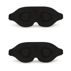 Health 3D Sleep Eye Mask for Men & Women,Sleep Mask for Side Sleeper,Complete Light Blocking 3D Sleeping Eye Mask, Soft Breathable,Luxury Eye Cover Eyeshade with Adjustable Strap for Travel, Nap, Black,Gift,Savior for insomnia