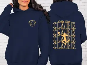Caitlin Clark Basketball Hoodie, From The Logo 22 Hoodie, Caitlin Clark Sweatshirt, Caitlin Clark College Sweatshirt, Clark 22 Basketball Cotton Crewneck