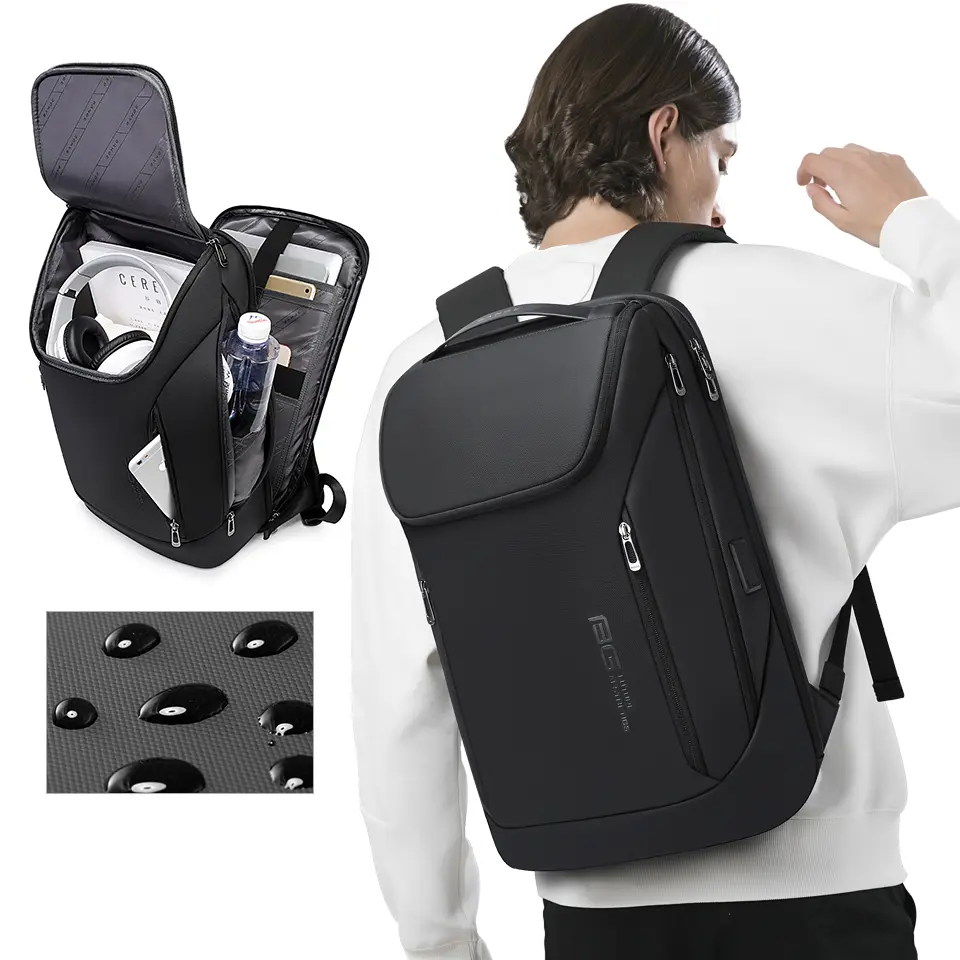 BANGE Men's Office Work Bag - Padded Multifunctional Laptop Backpack, Large Capacity for Travel & Daily Commute, Laptop Backpacks With Padding, Multifunctional Work Bag, Work Laptop Bag