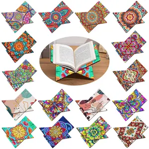 5D Special-Shaped Diamond Painting Book Stand — DIY Handmade Portable Diamond-Dotting Kit, Bookshelf & Desktop Ornament