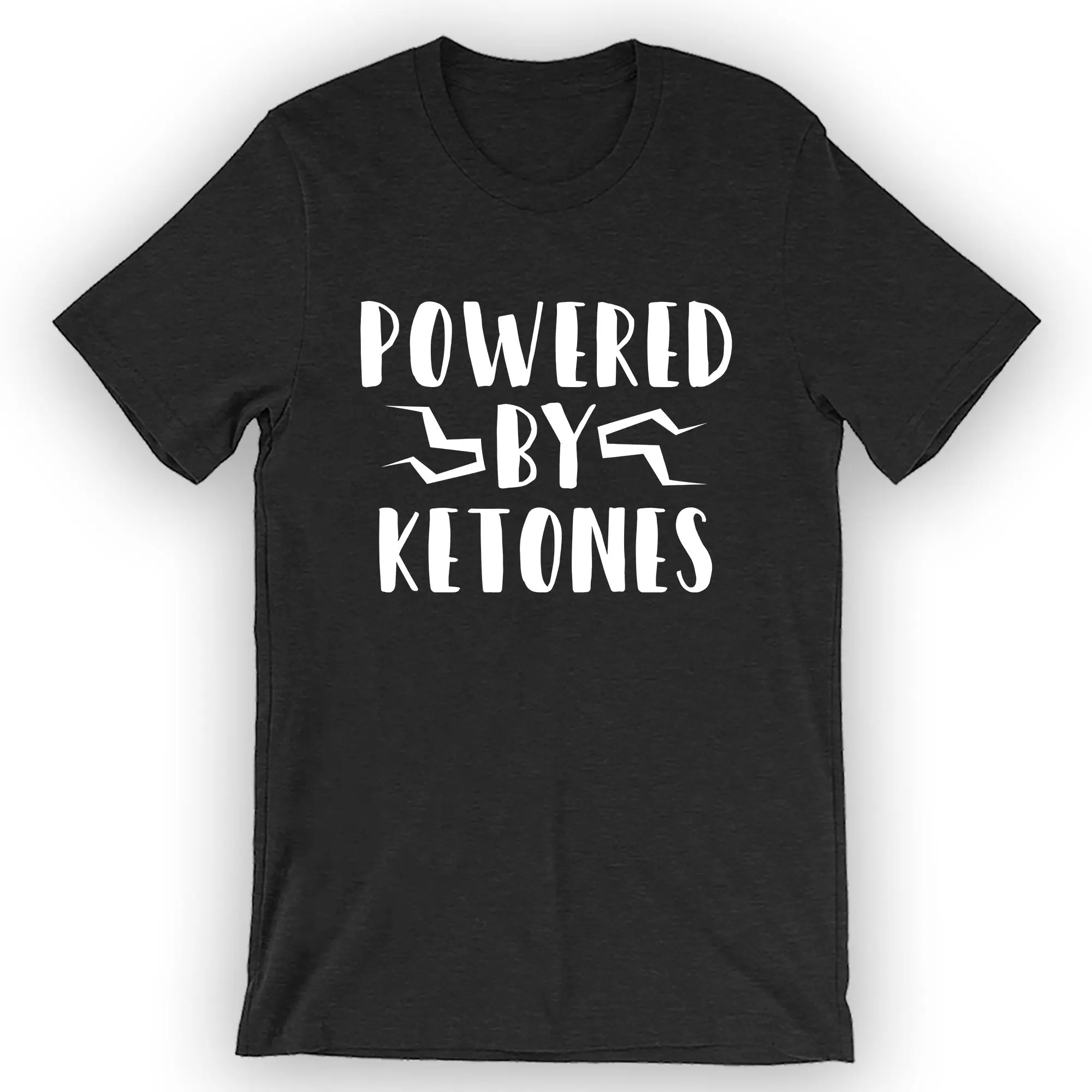Unisex Powered By Ketones T-Shirt Funny Keto Shirt
