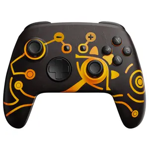 FUNLAB Firefly [Luminous Pattern] Switch Controller, Switch Pro Controller Wireless Compatible with Switch/OLED/Lite, Bluetooth Gamepad with 7 LED Colors/NFC/Paddle/Turbo/Control