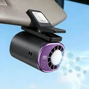 MAISIKE 2026 Upgraded Clip-On Fan (Car Fan ) — 360° Rotatable USB Rechargeable Fan with 199 Adjustable Speed ​​Settings, LED Display, 3000mAh Battery (20-Hour Runtime), and 16°C Semiconductor Cooling Function | Portable Fan