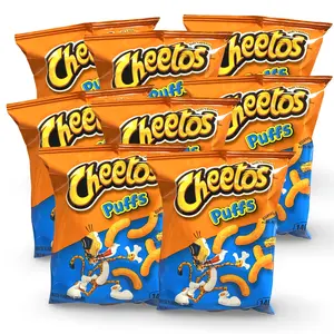Cheetos Jumbo Puffs Cheese Flavored Snack, 0.875 Ounce, 8 Bags