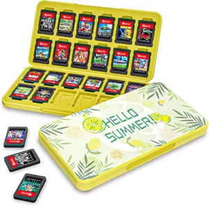 Switch Game Case, Switch Game Card Case Compatible with Nintendo Switch Games, Cute Switch Card Case with 24 Slots