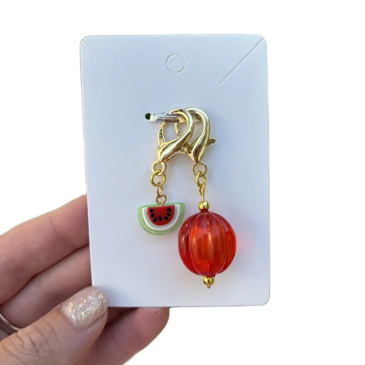 Watermelon Stitch Marker Set for Crocheting