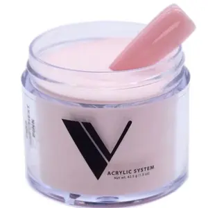 V Beauty Pure VBP Acrylic Powder Prettiest Pink nail art pink color