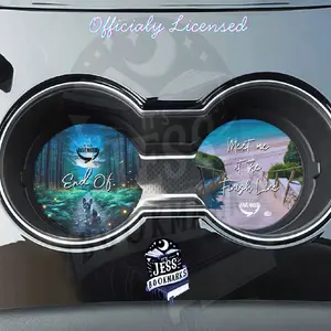 Ravenhood Licensed Kate Stewart Merch Desktop Car Coaster - 2.5" for Fans of Tobias and Beau, Officially Licensed Collectible