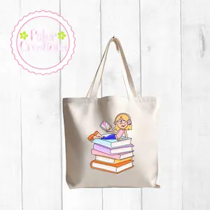 Nostalgic Cozy Reader Tote Bag