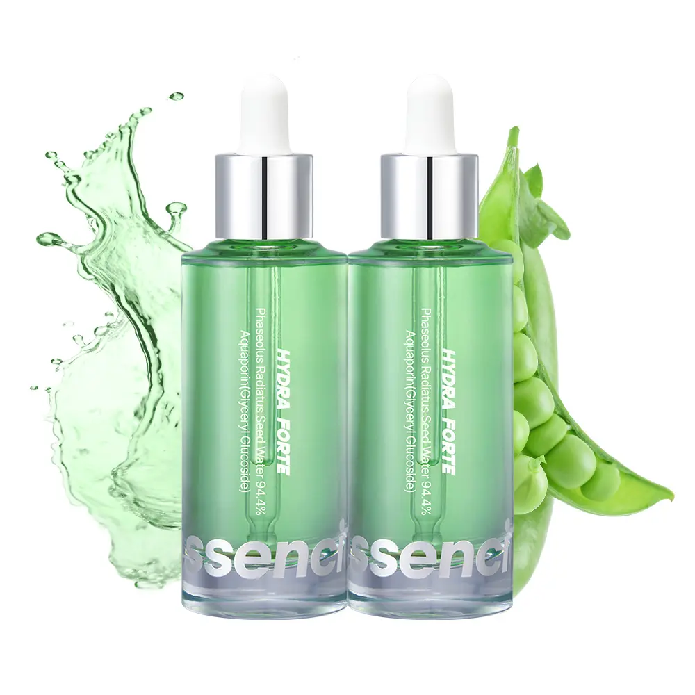 Essenciel Hydra Forte Soothing Moisturizer Serum Duo - Mung Bean Extract, Daily Hydrating, Skin Repair & Repairing Benefits (2 x 50ml)