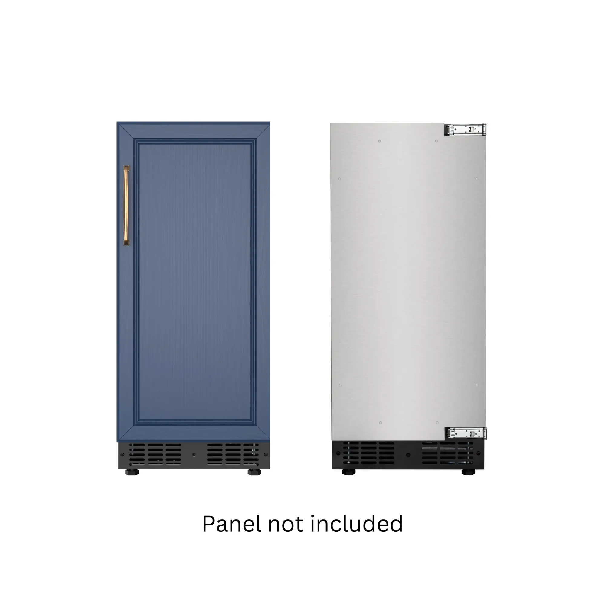 15 in. Built-In Panel Ready Undercounter Beverage Refrigerator (KM-BIR15-PR) - Compact, Digital Temperature Control, Glass Shelves, Security Lock, 56 Cans Capacity, 36°F to 43°F Range, 45 dB Operation, 70.87-inch Power Cord, Adjustable Legs